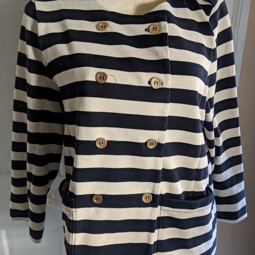 J. Crew Nautical Double-Breasted Jacket